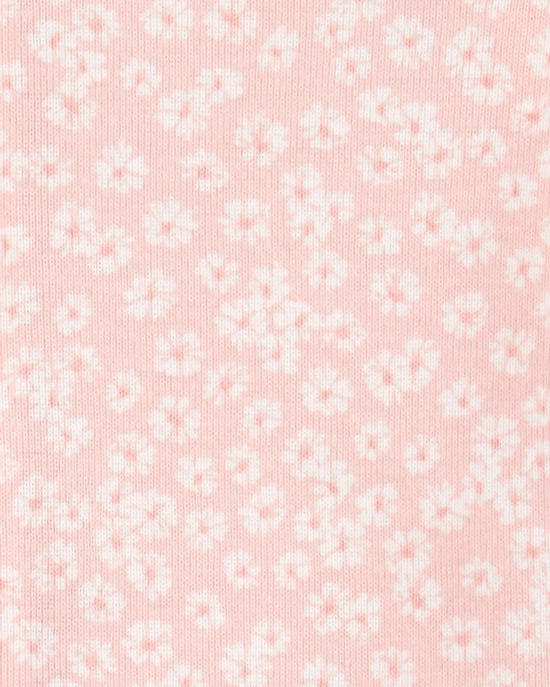 Toddler 1-Piece Floral 100% Snug Fit Cotton Romper PJs