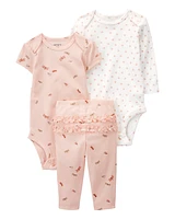 Baby 3-Piece Butterfly Little Character Set