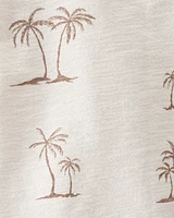 Baby 2-Piece Palm Tree Print Set Made with Organic Cotton