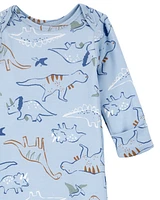 Baby 2-Pack Dinosaur PurelySoft Gown Set