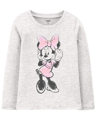 Kid Minnie Mouse Tee - Grey