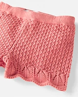 Baby 2-Piece Organic Cotton Crotchet Knit Set
