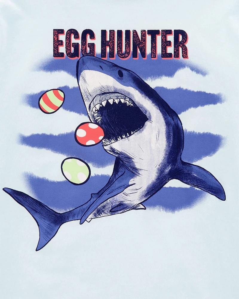 Egg Hunter Shark Graphic Tee