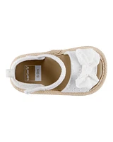 Baby Eyelet Sandals - White