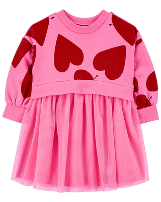 Baby Heart Long-Sleeve Dress