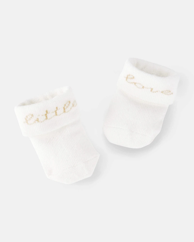 Baby 2-Pack Chick Booties