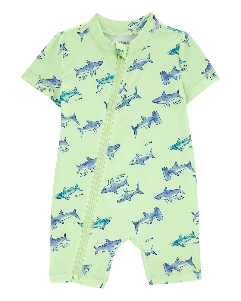 Baby Shark Rashguard - Green