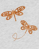 Toddler Glitter Dragonfly Graphic Tee