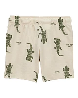 Toddler Alligator Pull-On Shorts