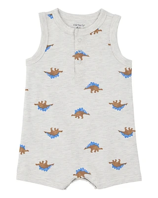 Baby Dinosaur Sleeveless Romper