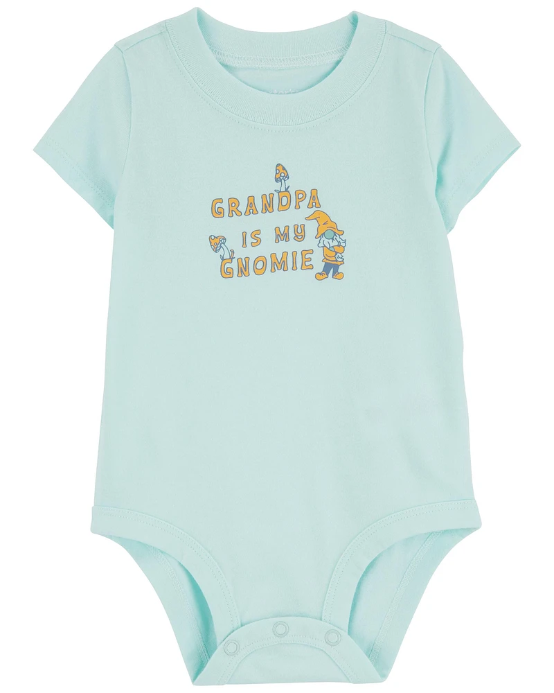 Grandpa Gnome Cotton Bodysuit