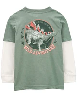 Dinosaur Explorer Club Layered-Look Tee