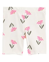 Toddler Floral Bike Shorts