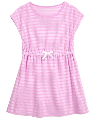 Kid Striped Terry Swimsuit Cover-Up