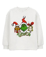 Kid Grinch Fuzzy Pullover