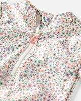 Baby Girl Recycled Ruffle Swimsuit