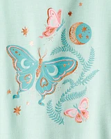 Kid 2-Pack Butterfly Moons Nightgowns