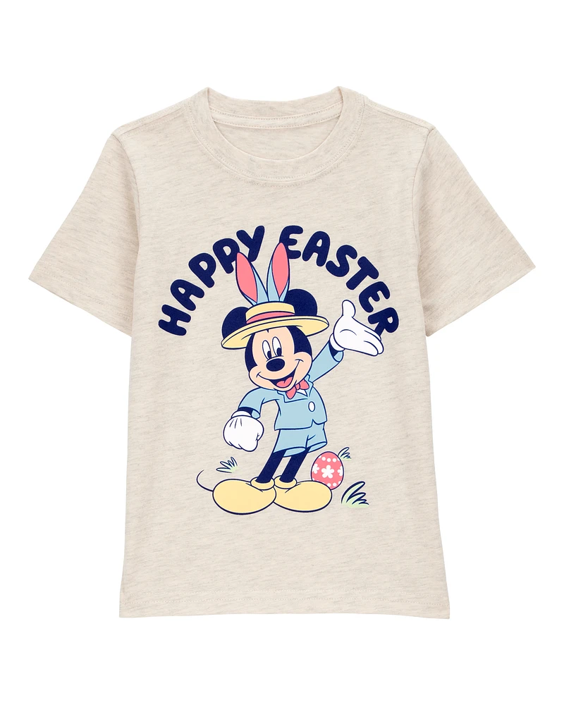 Toddler Disney© Mickey Mouse Easter Short-Sleeve Graphic Tee - Cream