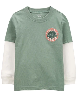 Baby Dinosaur Explorer Club Layered-Look Tee