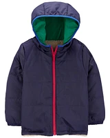 Kid Reversible Sherpa Lined Jacket