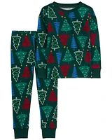 Baby 2-Piece Christmas Tree 100% Snug Fit Cotton Pyjamas