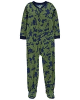 1-Piece Skateboard Fleece Footie Pyjamas