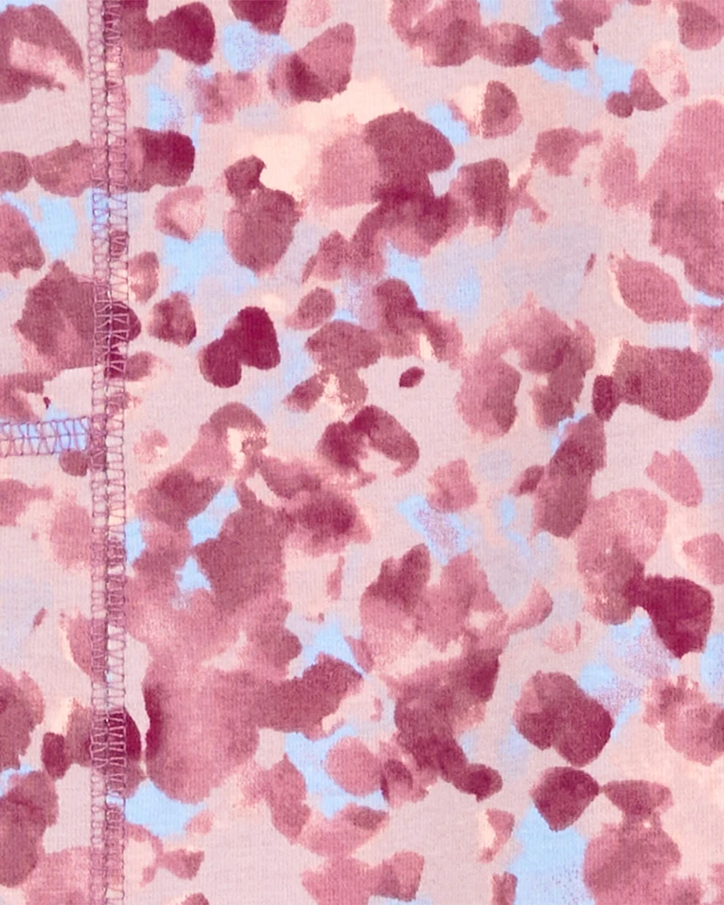 Kid Abstract Print Leggings - Pink