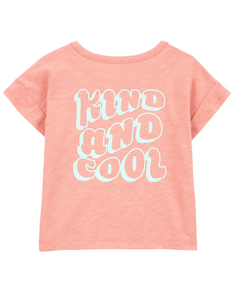 Toddler Flamingo Kind And Cool Tee