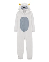 Kid Abominable Snowman Fleece Pyjama