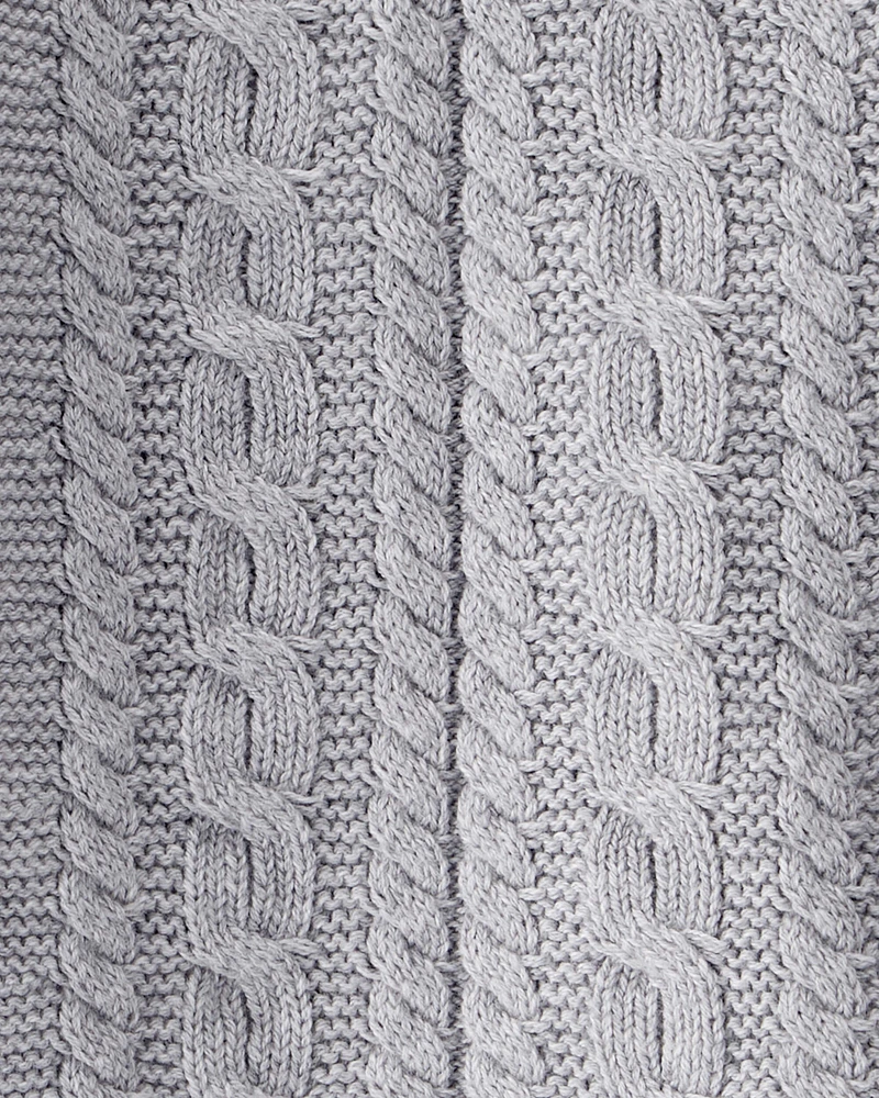 Baby Organic Cotton Cable Knit Sweater Set