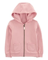 Toddler Zip-Up Fleece Hoodie