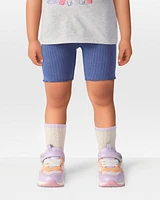 Toddler Ribbed Bike Shorts