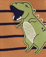 Dinosaur 2-Way Zip Cotton Sleeper Pyjamas