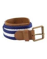 Rope Belt - White/Navy