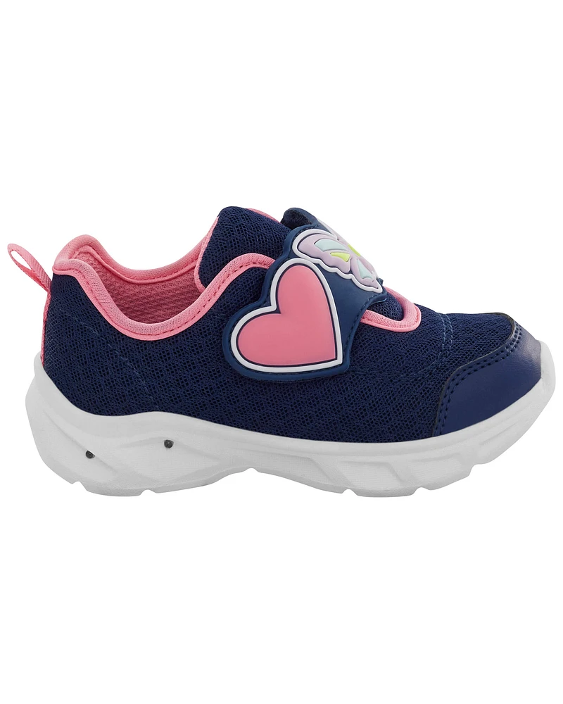 Toddler Butterfly Light-Up Sneakers