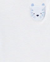 Baby 4-Pack Animal Pocket Bodysuits
