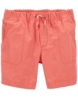 Kid Pull-On Canvas Shorts