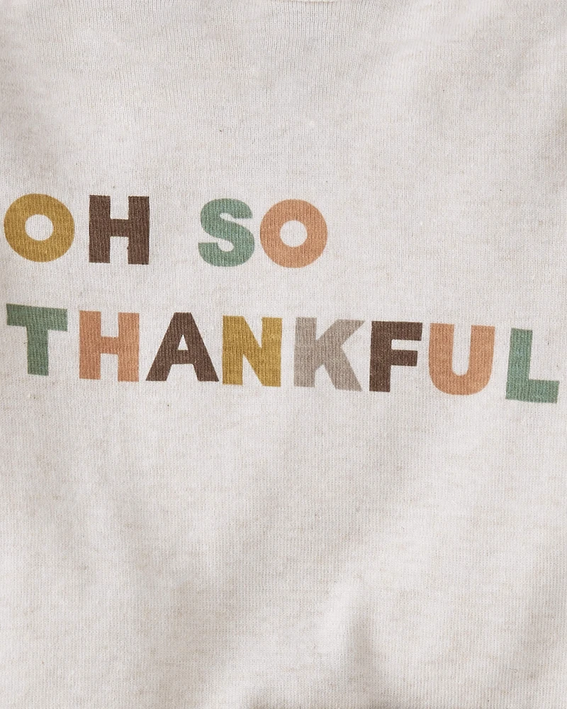 Baby 2-Piece Organic Cotton Oh So Thankful Set