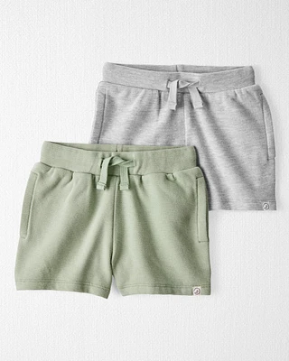 Toddler 2-Pack Organic Cotton Shorts