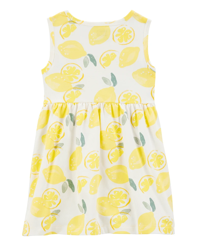 Toddler Lemon Tank Dress