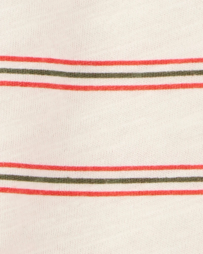 Toddler Striped Slub Jersey Henley