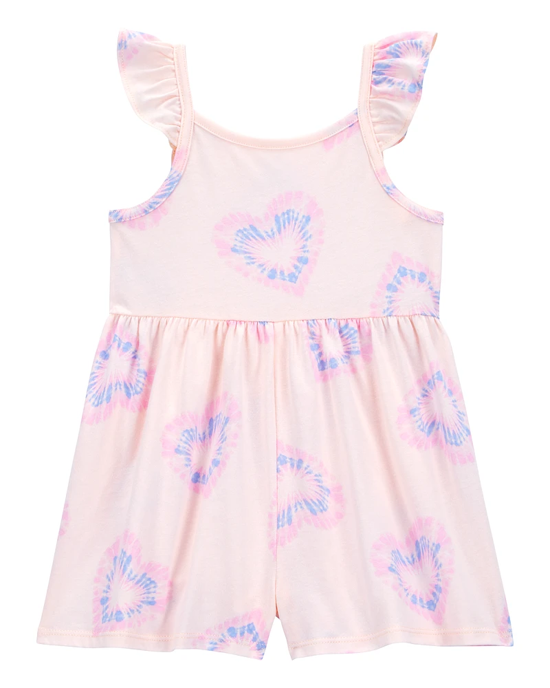 Toddler Heart Print Romper