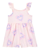 Toddler Heart Print Romper