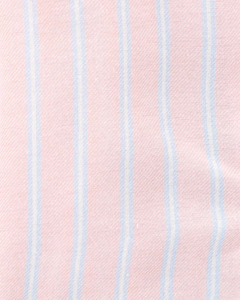 Toddler Striped Loose Fit 2-Piece Pyjamas - Purple