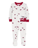 Baby 1-Piece Firetruck 100% Snug Fit Cotton Footie Pyjamas