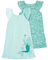 2-Pack Mermaid Nightgowns