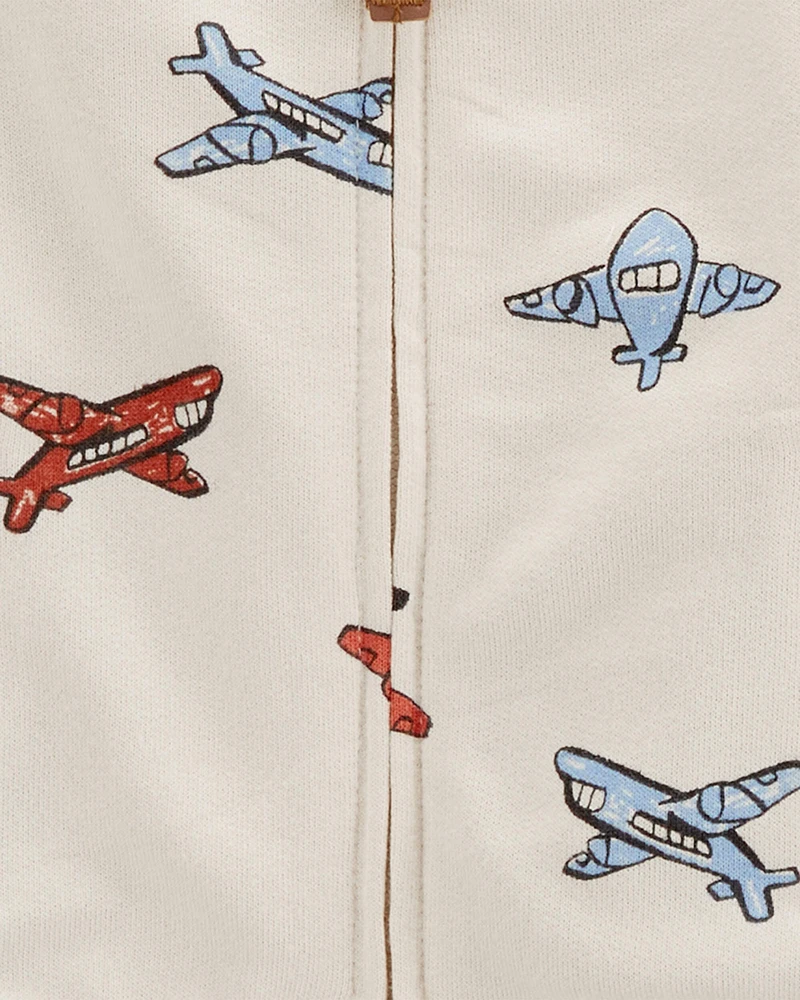 Baby 3-Piece Airplane Little Cardigan Set