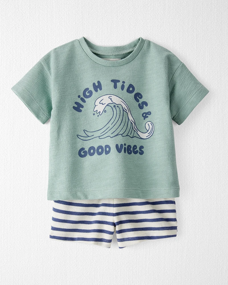 Baby High Tides 2-Piece Set Made with Organic Cotton