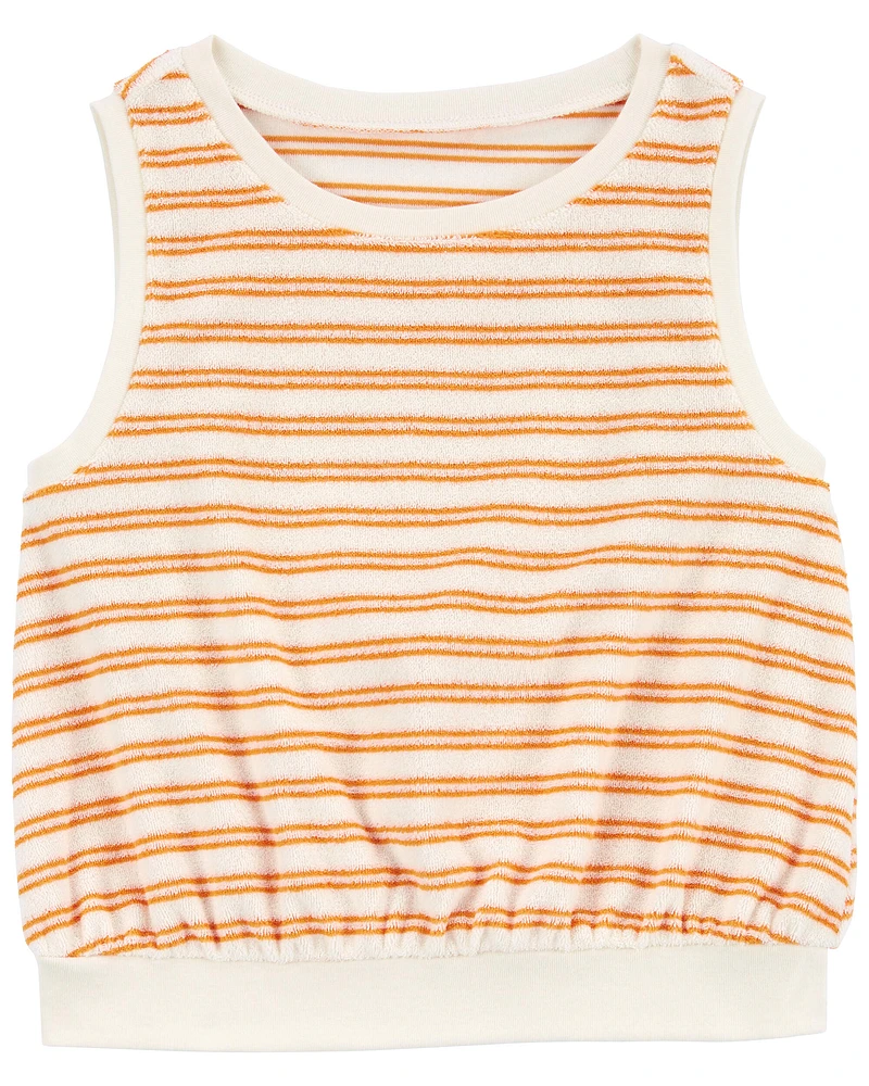 Kid Striped Terry Tank