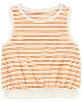 Kid Striped Terry Tank